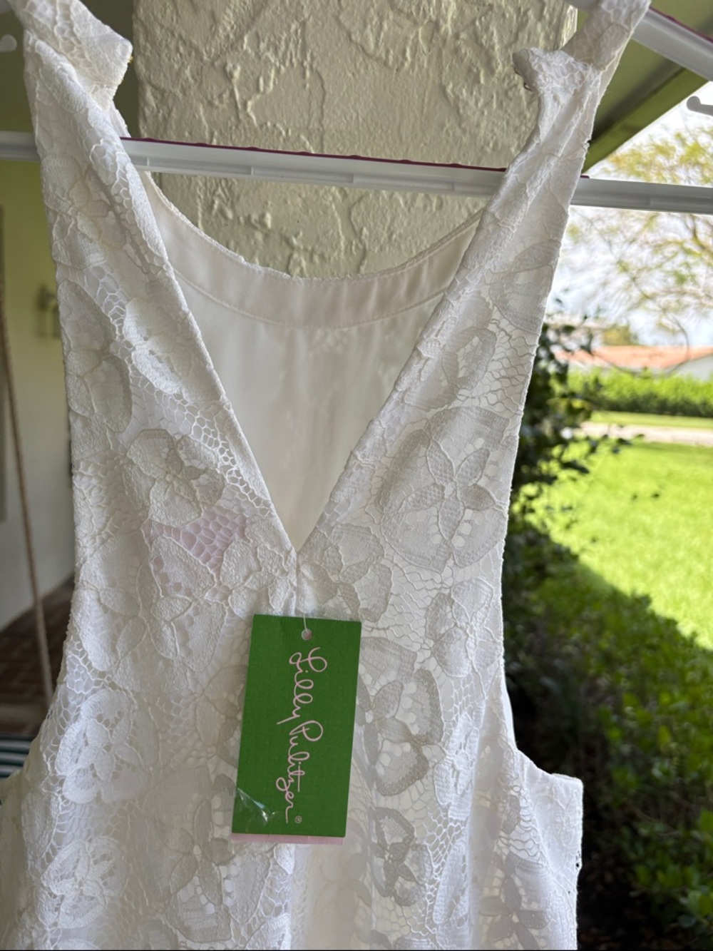 Lilly Pulitzer White Lace Mini Dress - Picture 4 of 8